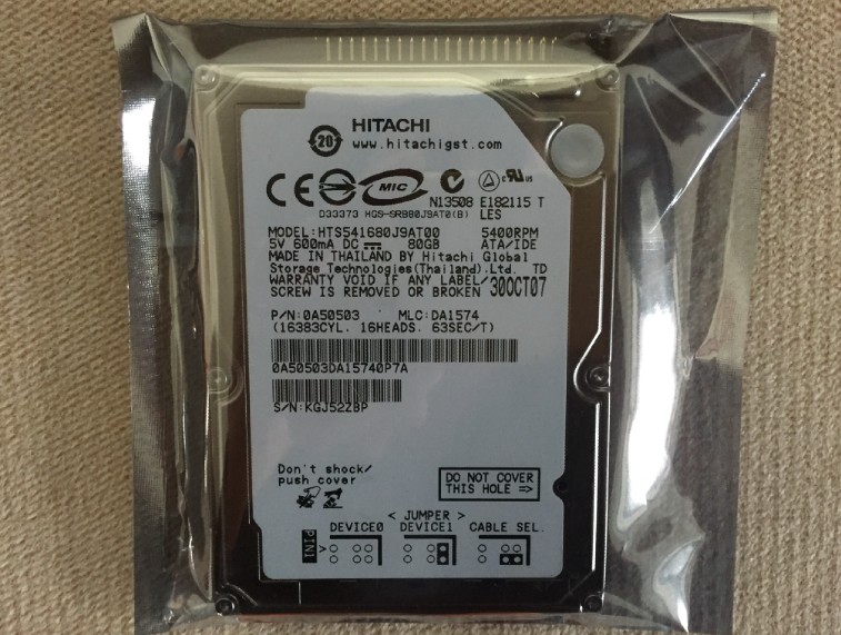 日立北上广ide笔记本电脑硬盘