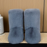 Милые удерживающие тепло ботинки, зимние высокие сапоги, средней длины