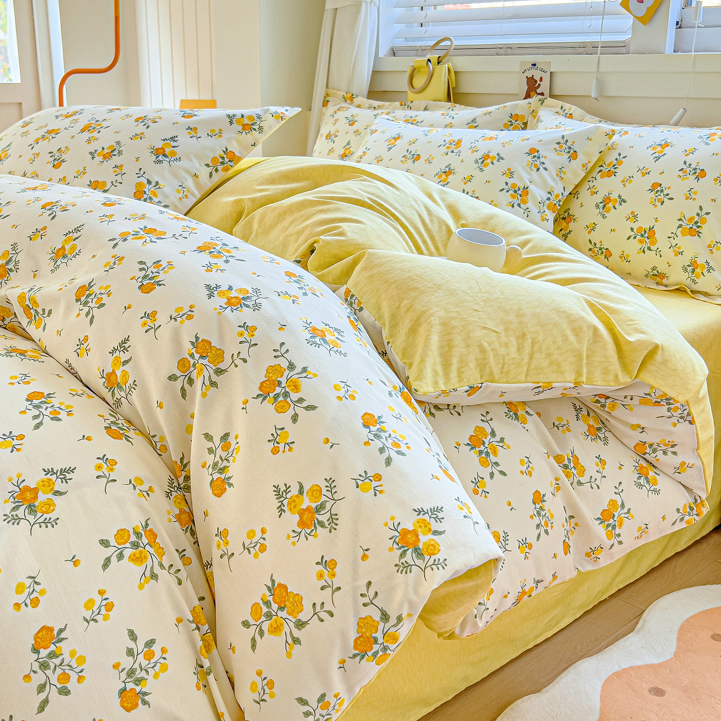 南通家纺2026新款纯棉四件套100全棉床单被套220x240被罩四季通用