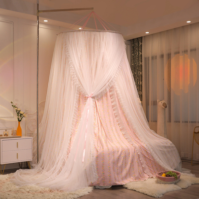 蚊帐家用2025新款圆顶遮光床帘