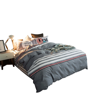 四件套纯棉全棉2025新款南通家纺220x240cm被套2.2x2.4米女公主粉