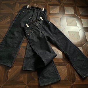 差异化单品原牛黑 型固色牛仔裤 美式 手缝针13.5盎司原牛646微喇版