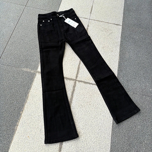 中腰显瘦高男 水洗微喇修身 Cleanfit自主vintage517风格 黑牛牛仔裤