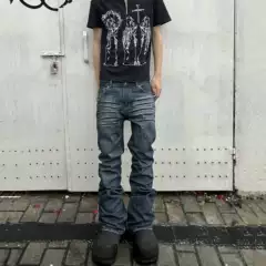 Dcy concept Jeans Distressed Paint Splatter Jeans