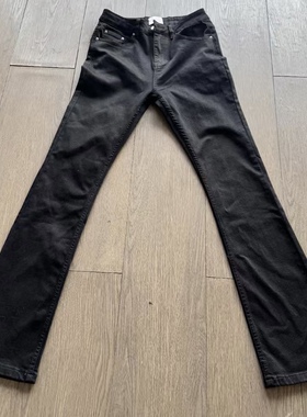 美式高街vibe风重磅水洗黑牛517质感微喇弹力修身cleanfit长裤男