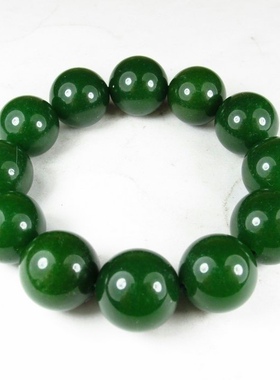 昆仑新疆碧玉男女款a货手链