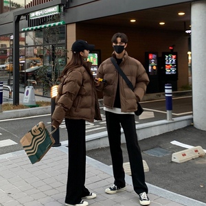 高级感短款羽绒服男士冬季2024新款潮牌加厚情侣冬装棉衣棉袄外套