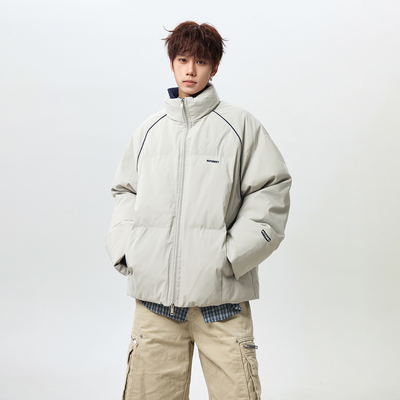 美式高级感轻薄羽绒服男士冬季