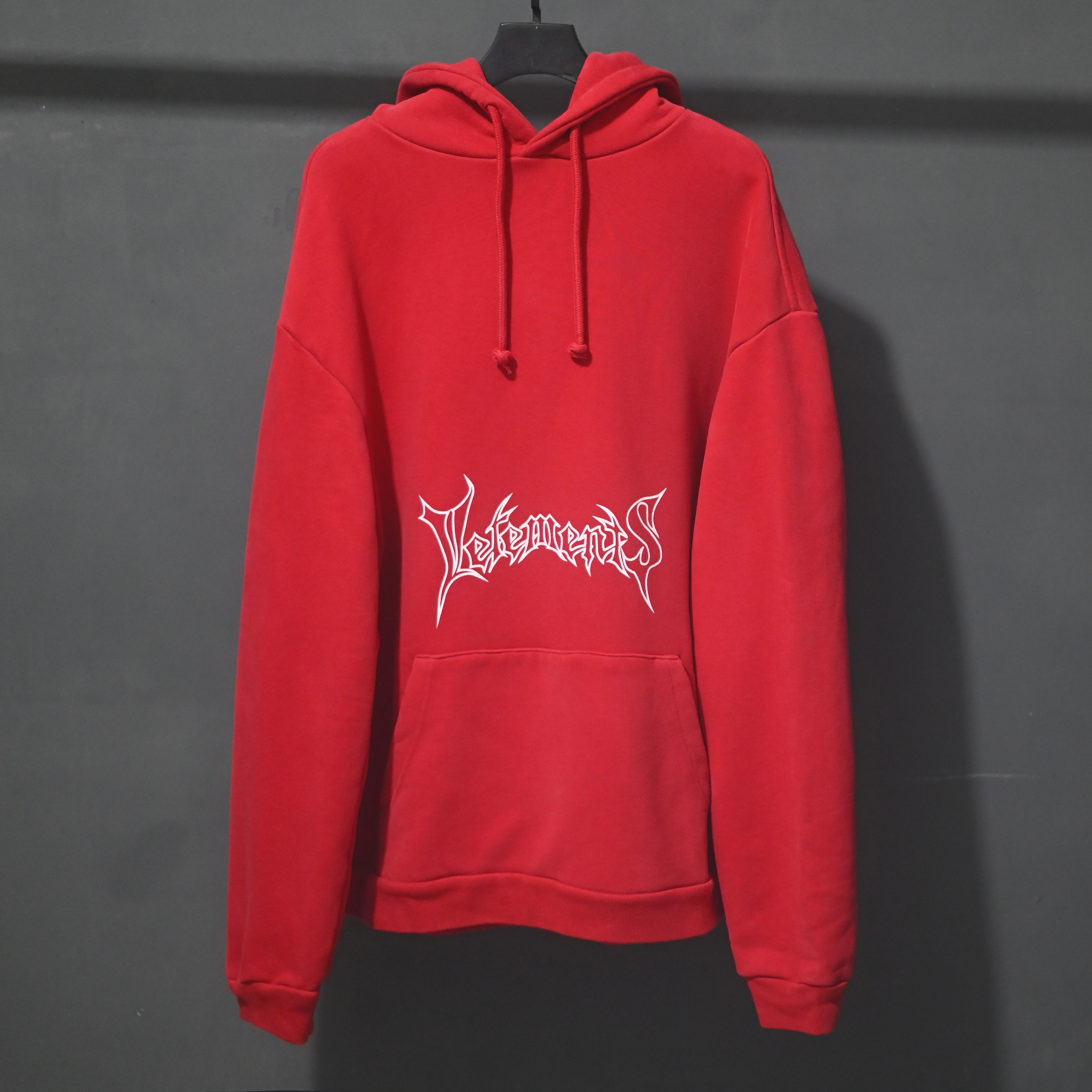 Red Metal Hoodie: Vet Seoul Exclusive Loose-Fit Sweatshirt - Product image 2