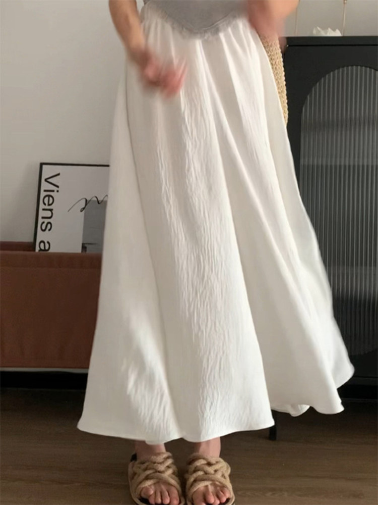 白色阔腿裤女夏季2026新款慵懒风半身裙棉麻高腰休闲凉凉垂感裙裤,女装/女士精品,休闲裤,淘宝优惠券,粉丝福利购,淘宝优惠卷
