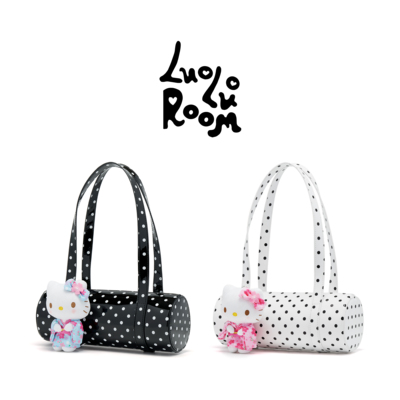 LuoLuoRoom原创正品“波点蛋糕”PLUS女士手提单肩包（没有挂件）