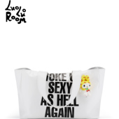 一觉睡醒又性感 要死 白色皮托特 LuoLuoRoom原创设计 没有挂件