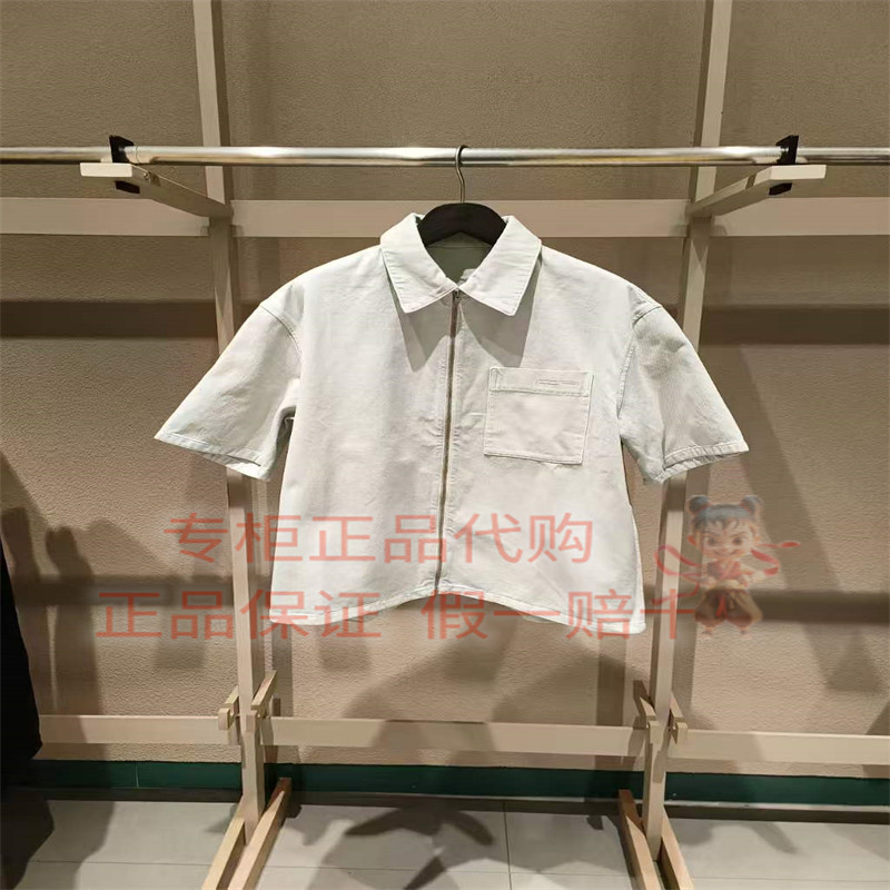 现货 CR0QUIS/速写男装正品2026夏新款9Q4213430短袖衬衫牛仔1395