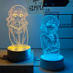 孤独摇滚周边后藤一里山田凉手办摆件小夜灯动漫二次元生日礼物女