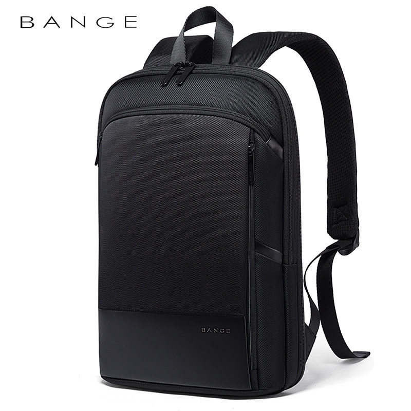 班歌双肩包超薄背包男可扩容大容量商务多功能电脑防水backpack