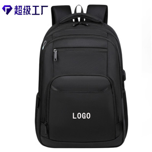 双肩包尼龙1680d定制LOGO三层大容量电脑双肩包男士厂家双肩背包