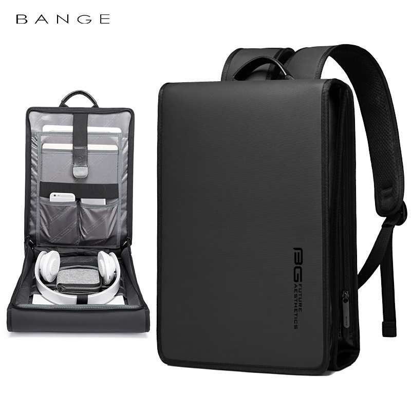 Bange新款男双肩包轻薄商务电脑背包大学生防水休闲书包backpack