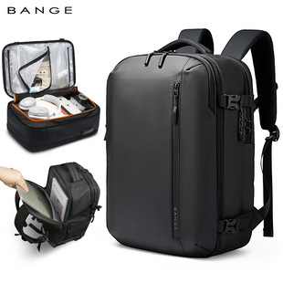 BANGE新款 大容量旅行背包商务休闲双肩包大学生书包backpack 男士