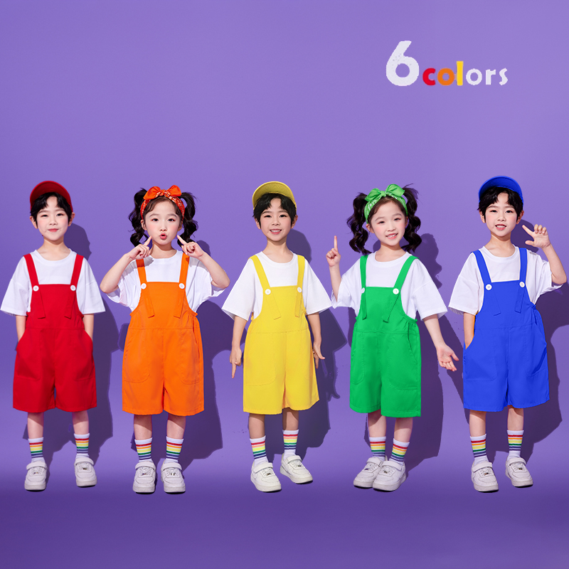 六一儿童啦啦队表演服舞蹈合唱服