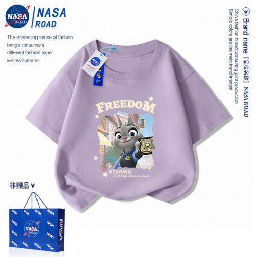 NASA朱迪兔子警官女童短袖T恤