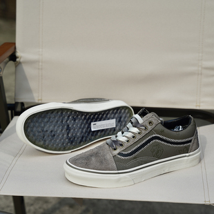 VN000CP5EM0 SKOOL黑灰色男女休闲板鞋 小野Vans正品 Hirono联名OLD