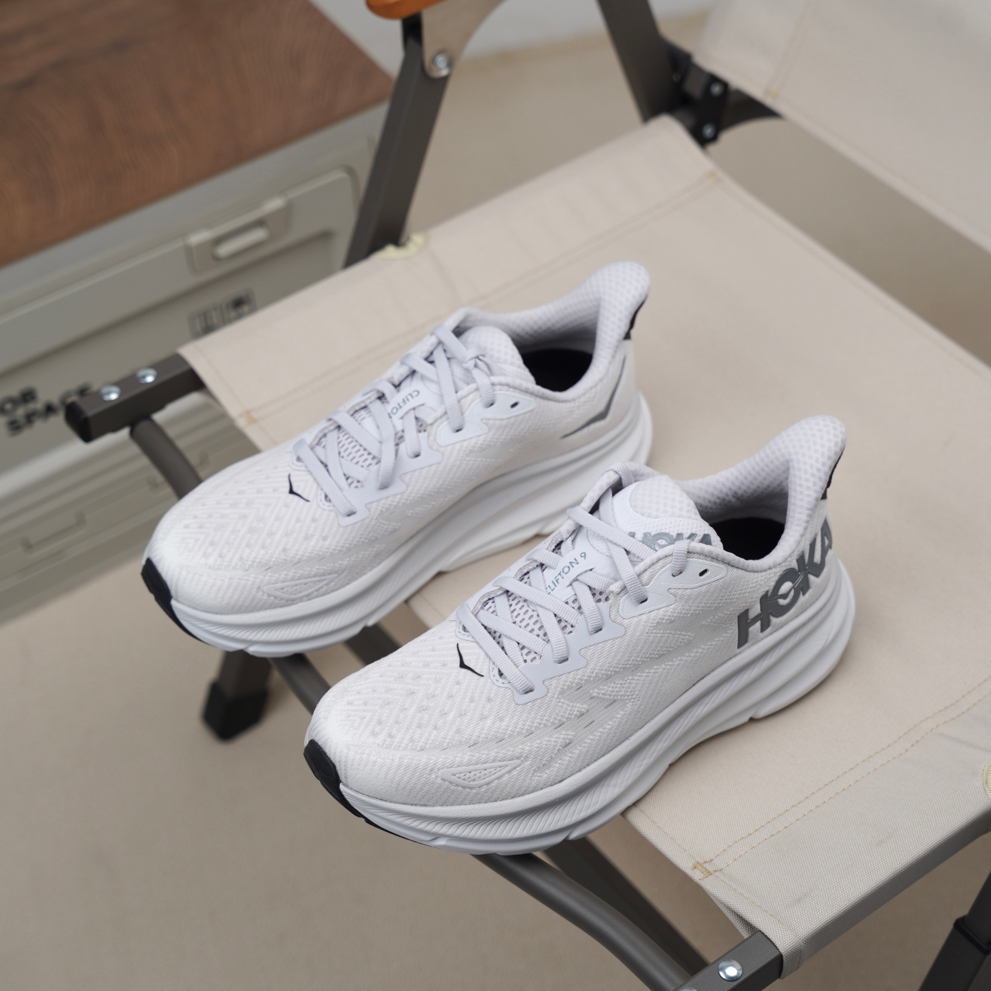 HOKA ONE ONE Clifton 9舒适减震防滑耐磨低帮跑步鞋1127895-NCSW