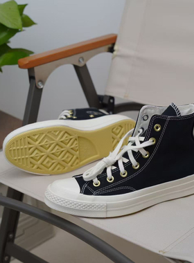 匡威正品1970S 潮流舒适复古百搭休闲高帮帆布鞋男女同款 A12462C