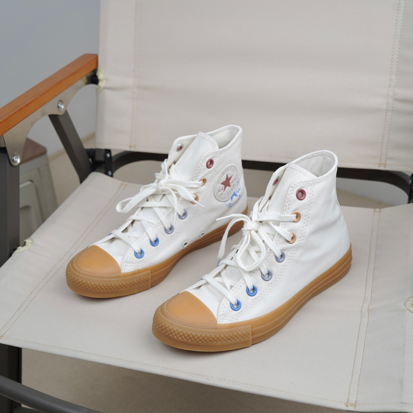 匡威正品All Star柔软舒适日常百搭小白鞋高帮运动帆布鞋A15746C