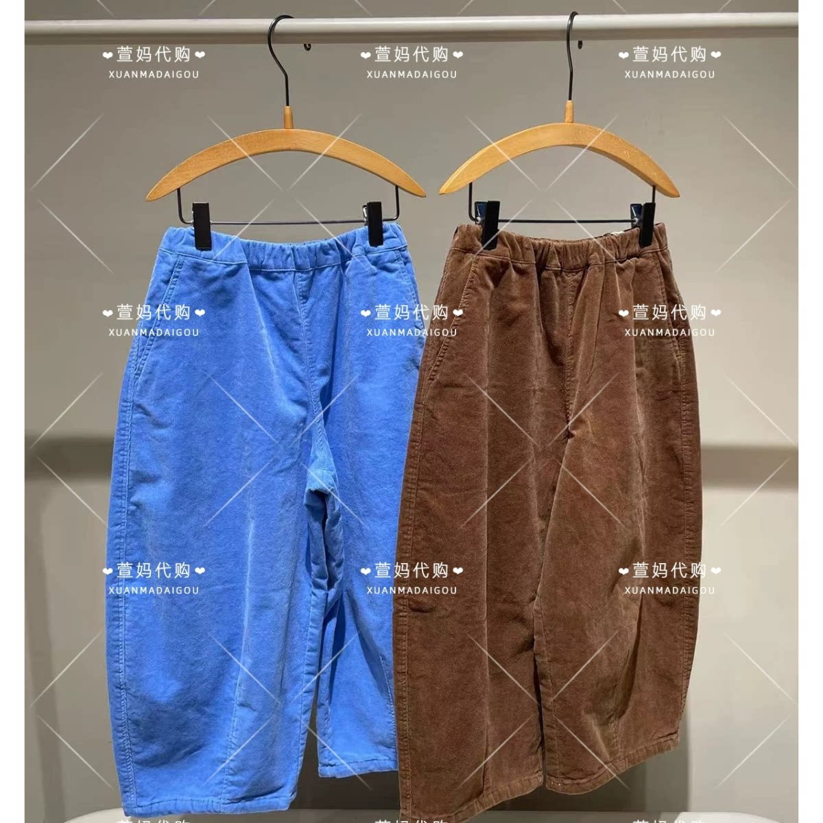 1Q0E15170小江南商场童装2026冬装新品男女童灯芯绒长裤香蕉裤