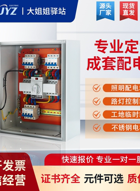 定做双电源自动转换配电箱2P不锈钢控制柜220V定制家用成套配电柜
