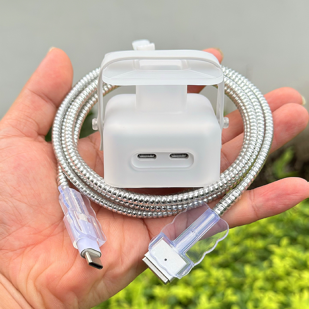 适用苹果Macbook Air笔记本电脑数据线保护套M4 M3 35W充电器绕绳