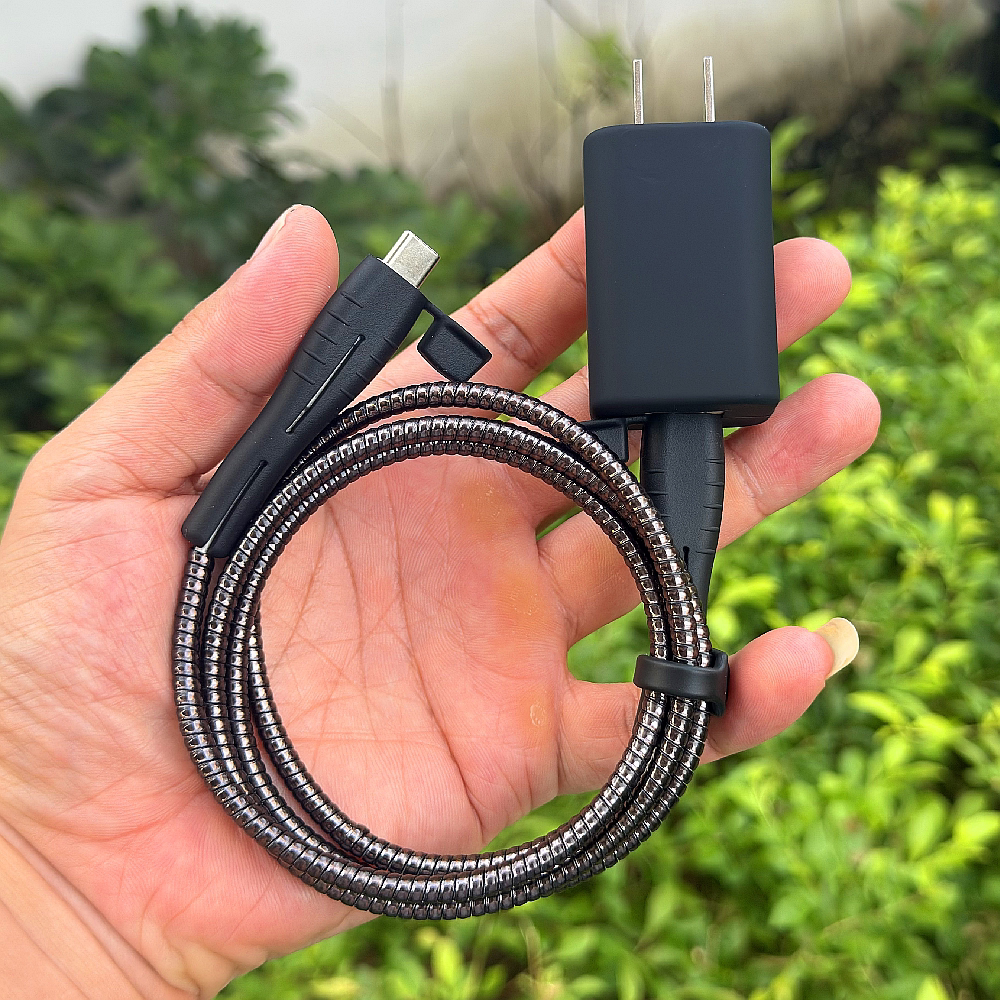适用华为Mate80 Pura80 PuraX MateX7 XTS数据线保护套66W缠绕绳