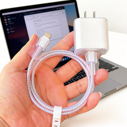 适用苹果笔记本MacBook NEO 20W充电器电源壳数据线保护套缠绕绳