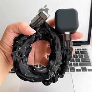 适用苹果MacBook Air M5 M4笔记本35W 40W充电器缠绕数据线保护套
