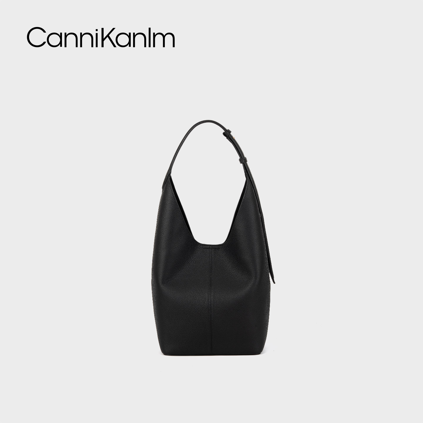 CanniKanlm头层牛皮大容量水桶包
