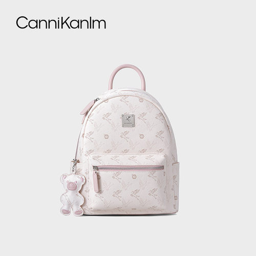 CanniKanlm飞马通勤感双肩背包女