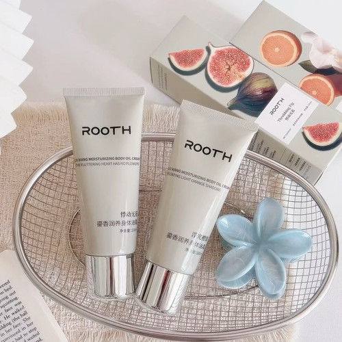 干燥皮救星！一抹嫩到发光~ROOTH鎏香润养身体油霜身体乳100ml