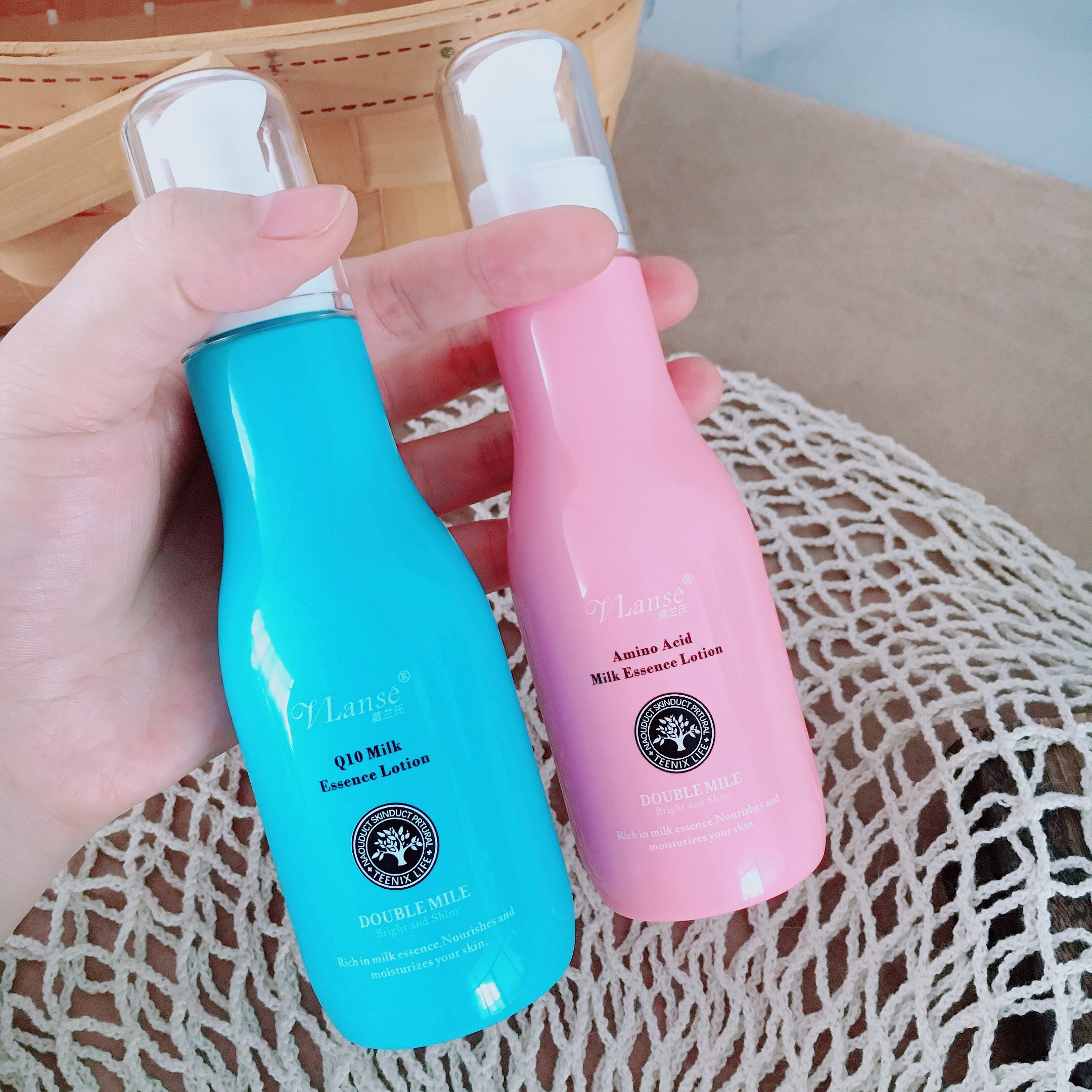 皮肤干燥没在怕~葳家氨基酸牛奶精华乳Q10乳液滋润滋养肌肤150ml