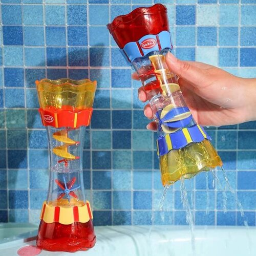 洗澡玩具戏水杯水流演示器