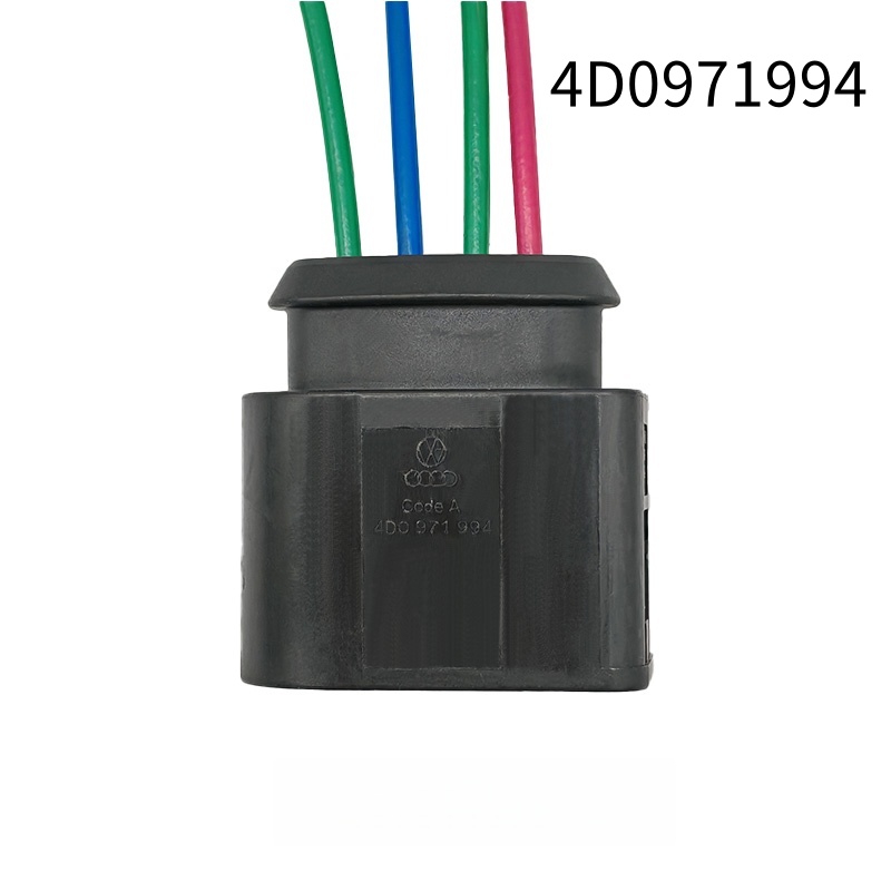 适用于大众奥迪新款EA211点火线圈高压包插头4孔连接器4D0971994