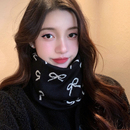 围脖女冬季 百搭围巾面罩两用女士护颈椎保暖户外骑行防寒脖套 韩版