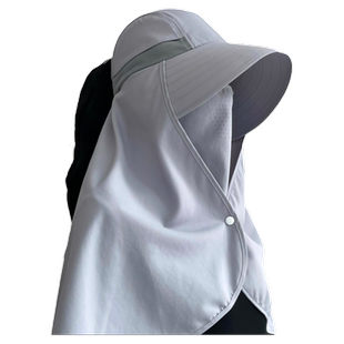 多功能多方位一体防晒帽披肩遮阳帽女夏季加长护颈防紫外线太阳帽