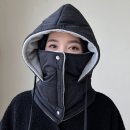 男帽子女冬季 防风防泼水骑行电动车棉帽 保暖加绒加厚秋冬雷锋帽