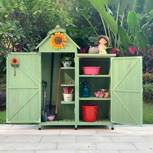 户外收纳柜花园工具屋防水储物柜