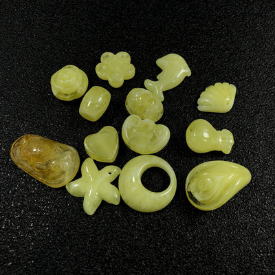 蜜蜡琥珀贝壳海星手串挂坠小配件