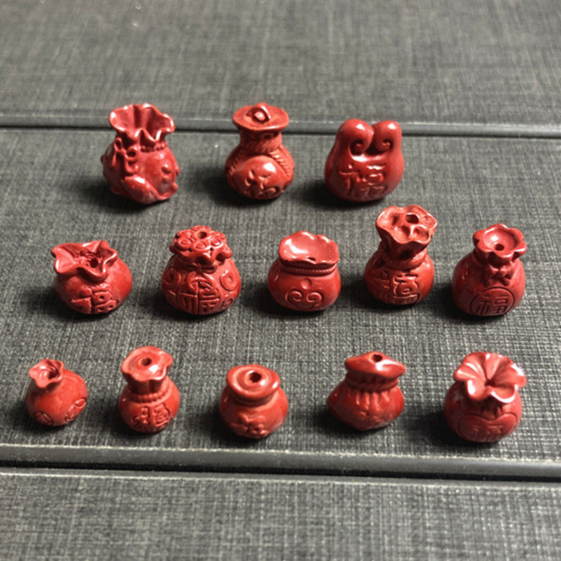 朱砂高含量帝王砂高抛钱袋福袋挂坠饰品配件diy手链佛珠,珠宝/钻石/翡翠,DIY配件,淘宝优惠券,粉丝福利购,淘宝优惠卷