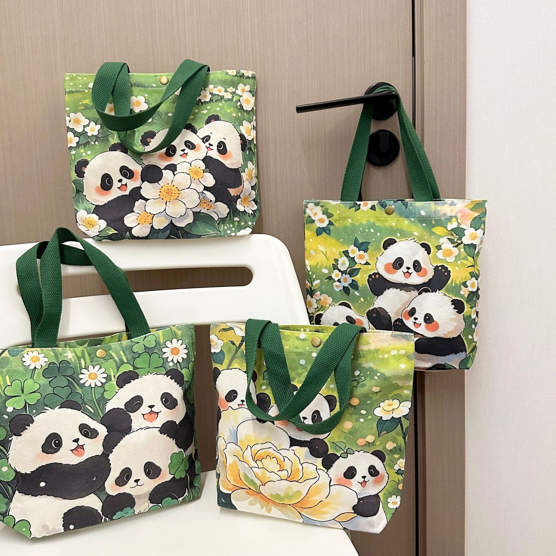 熊猫环保印花帆布袋礼品袋