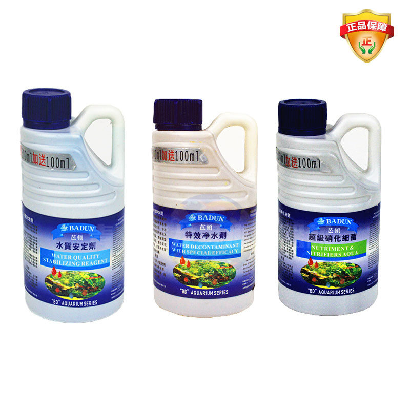 芭顿BADUN  硝化细菌 水质稳定剂 净水剂 治龙灵 杀菌水 600ML