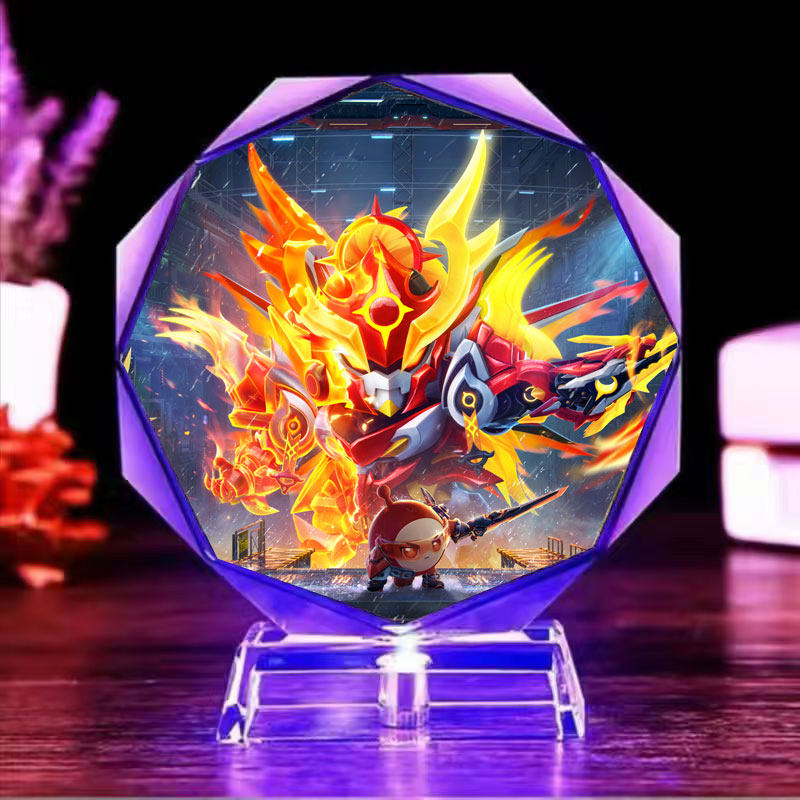 天火麒麟摆件蛋仔派对机甲水晶小夜灯送生日礼物桌面摆台捕梦软软,模玩/动漫/周边/娃圈三坑/桌游,动漫徽章/立牌,淘宝优惠券,粉丝福利购,淘宝优惠卷