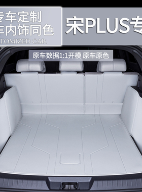 适用于比亚迪宋plusdmi后备箱垫全包围2025款plus汽车尾箱垫用品